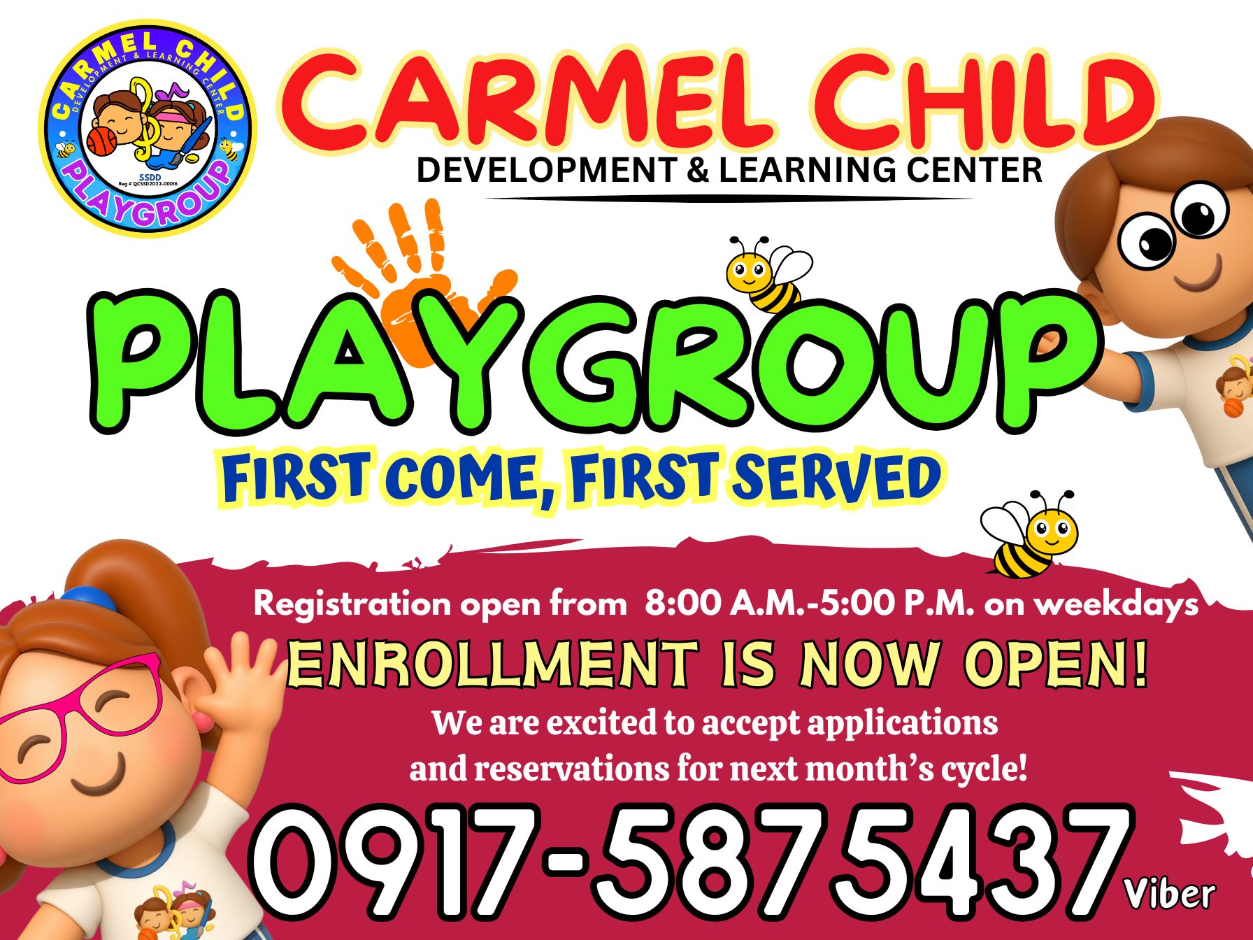 Playgroup Enrollment Information