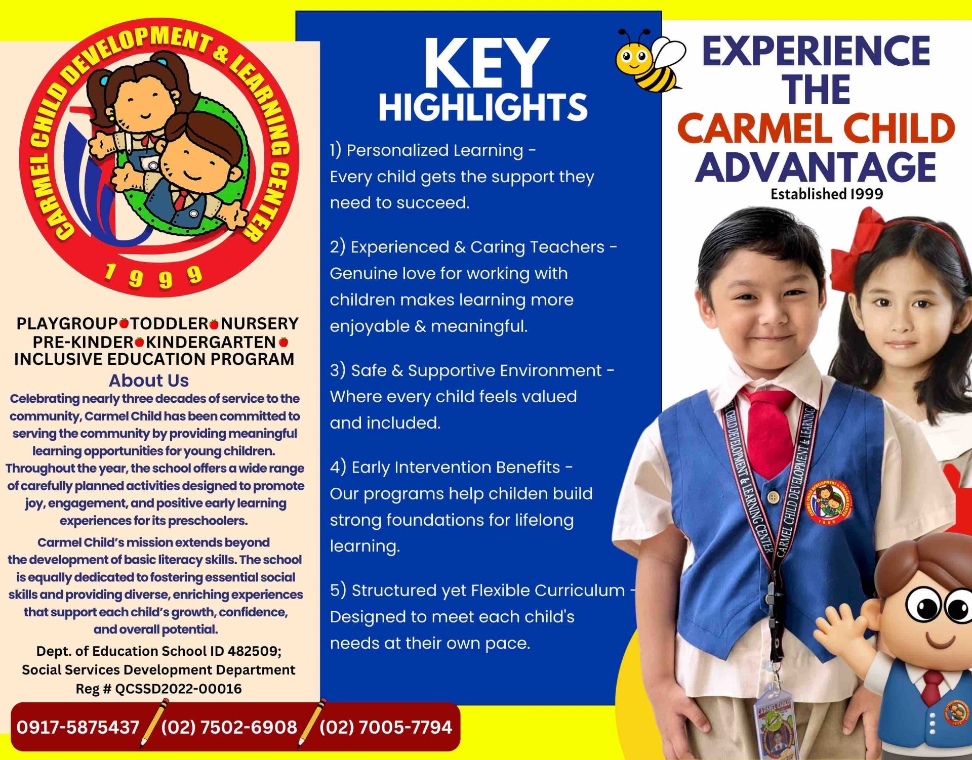 Carmel Child students