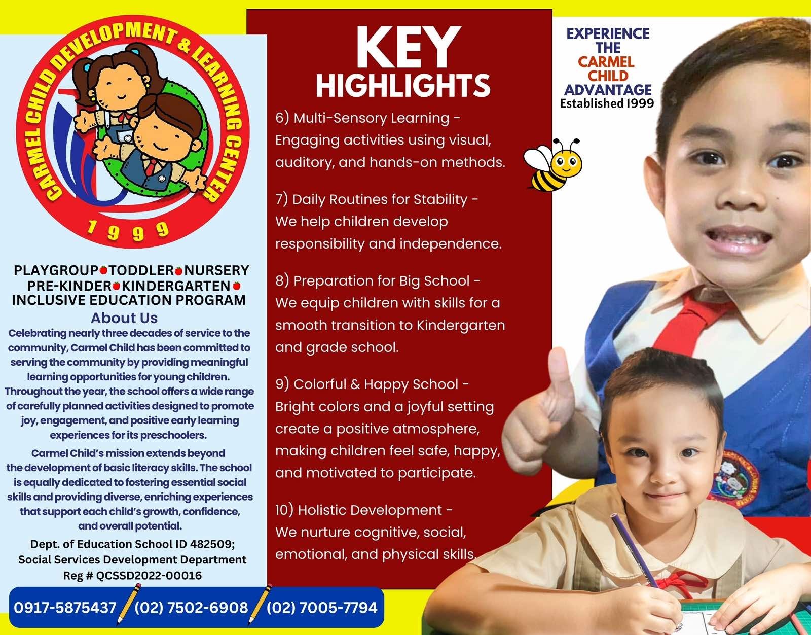 Carmel Child students